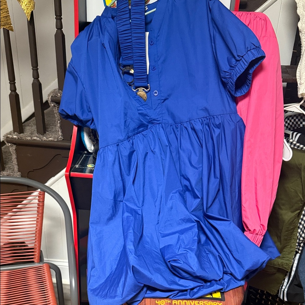 H&M Blue Mini Dress